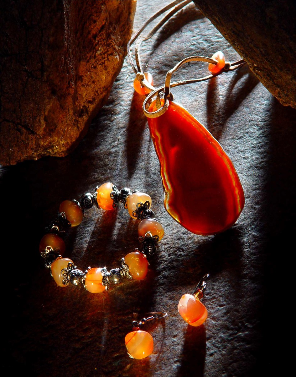 Precious Stone Jewellery - Dramatic Lighting Lifestyle Image